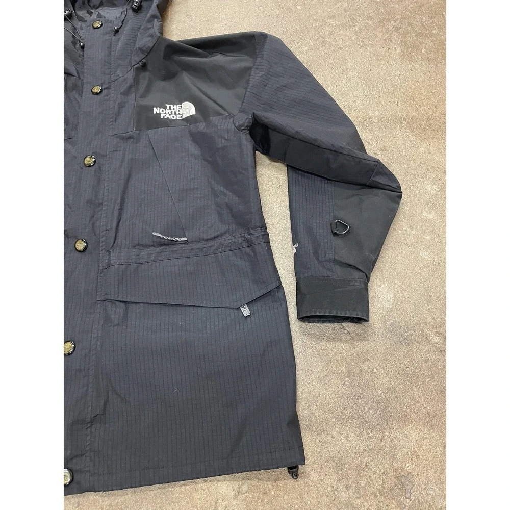 The North Face Jacket Mens Small Black GORE-TEX Mountain Hooded Waterproof Shell